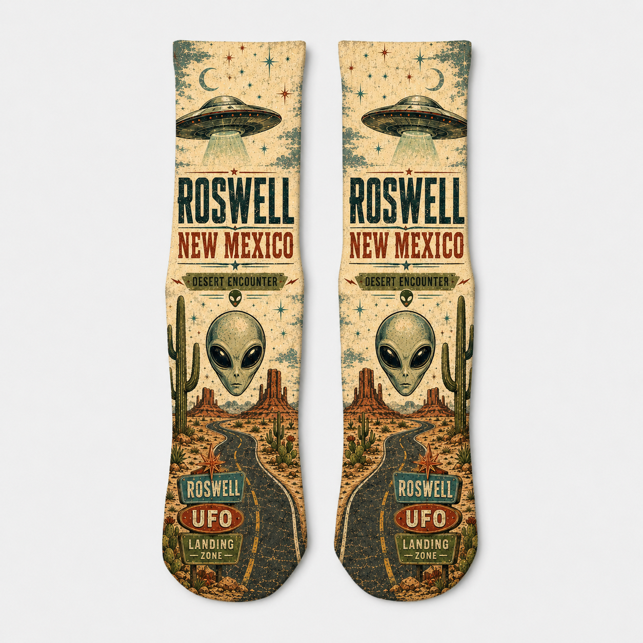 Alien Roswell 1 socks