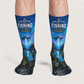 Alien Galactic Fishing Club socks