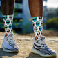 Reflective Alien Socks