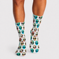 Reflective Alien Socks