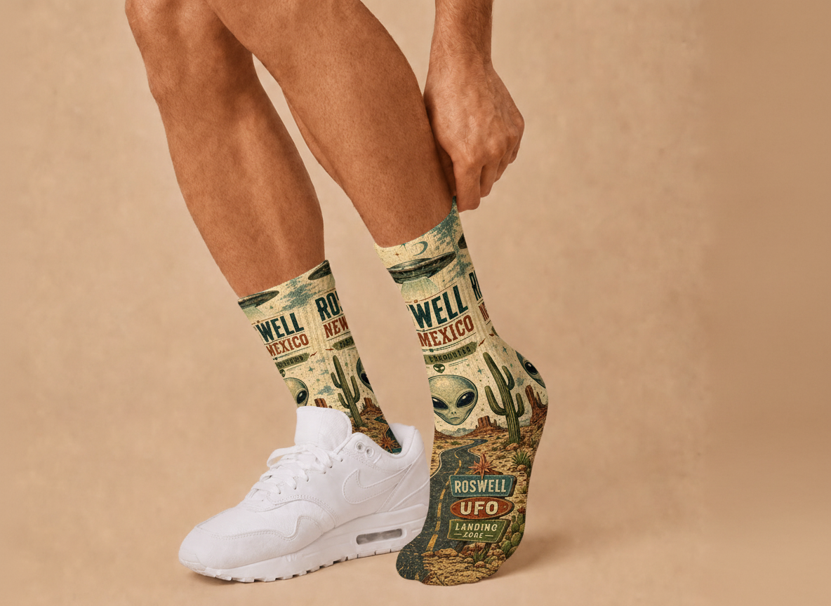 Alien Roswell 1 socks