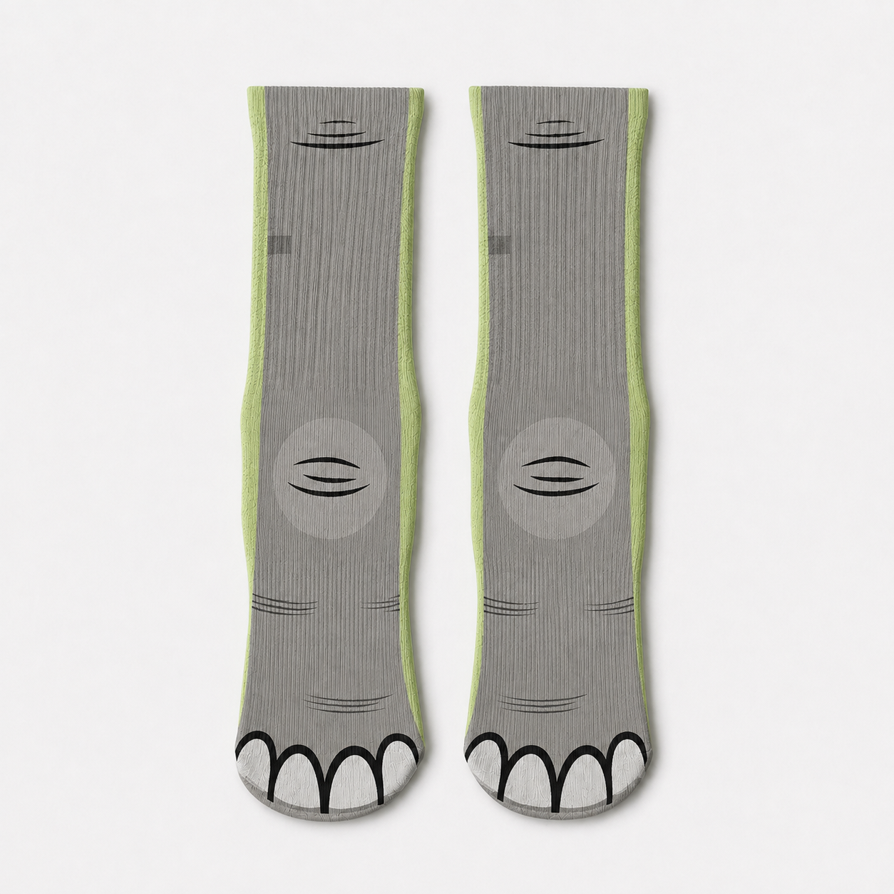 Crazy Elephant Legs Crew Socks