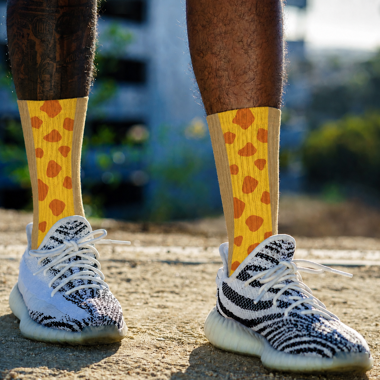 Animal Feet Crew Socks (5 Pairs)