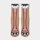 Crazy Ostrich Legs Crew Socks