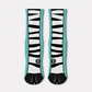 Crazy Zebra Legs Crew Socks
