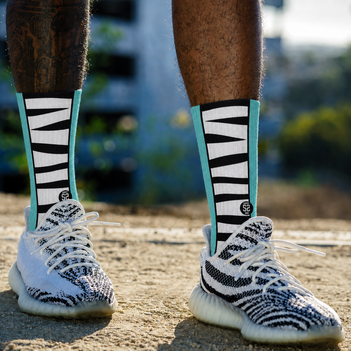 Animal Feet Crew Socks (5 Pairs)