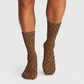 Animal Print Crew Socks (5 Pairs)