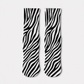 Zebra Stripe Animal Print Crew Socks