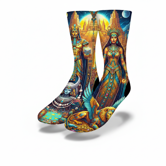 Anunnaki Sumerian Deity 2 Socks