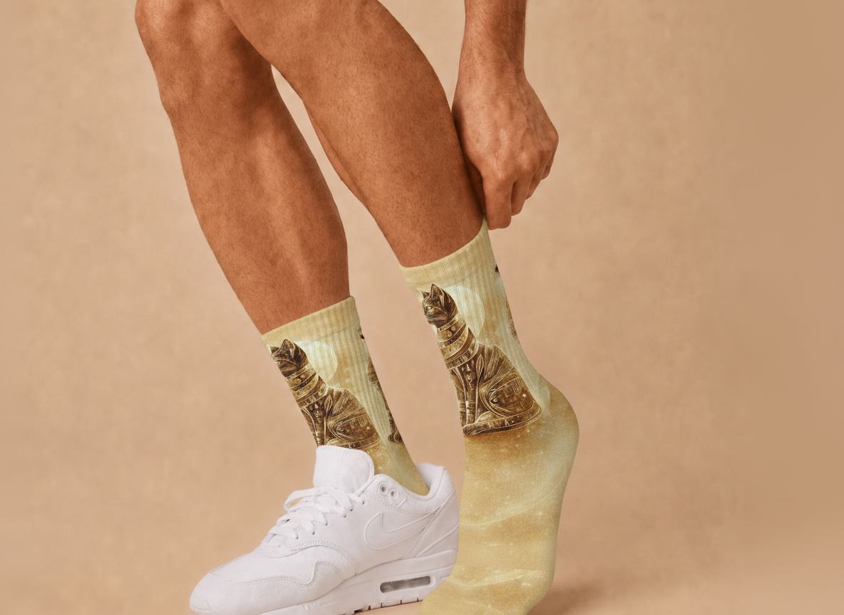 Cozy Bastet Night Watch socks