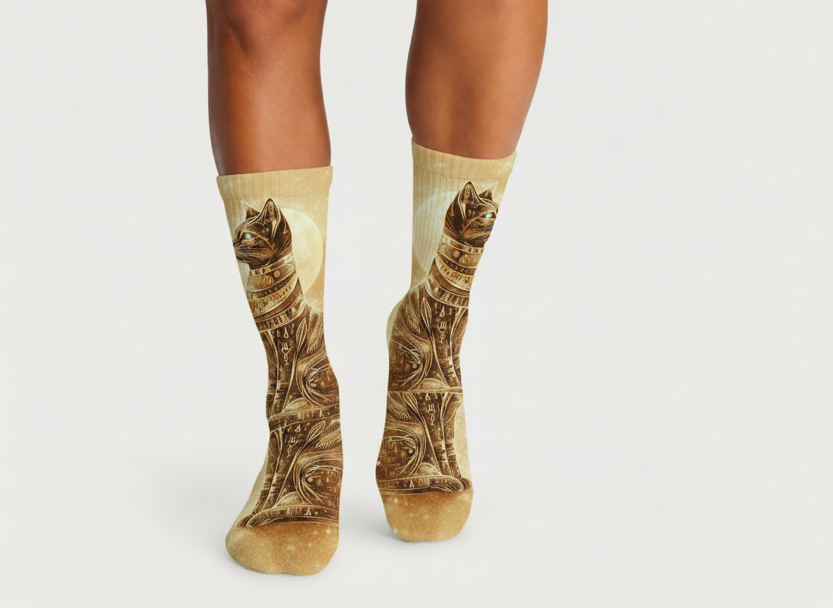 Cozy Bastet Night Watch socks