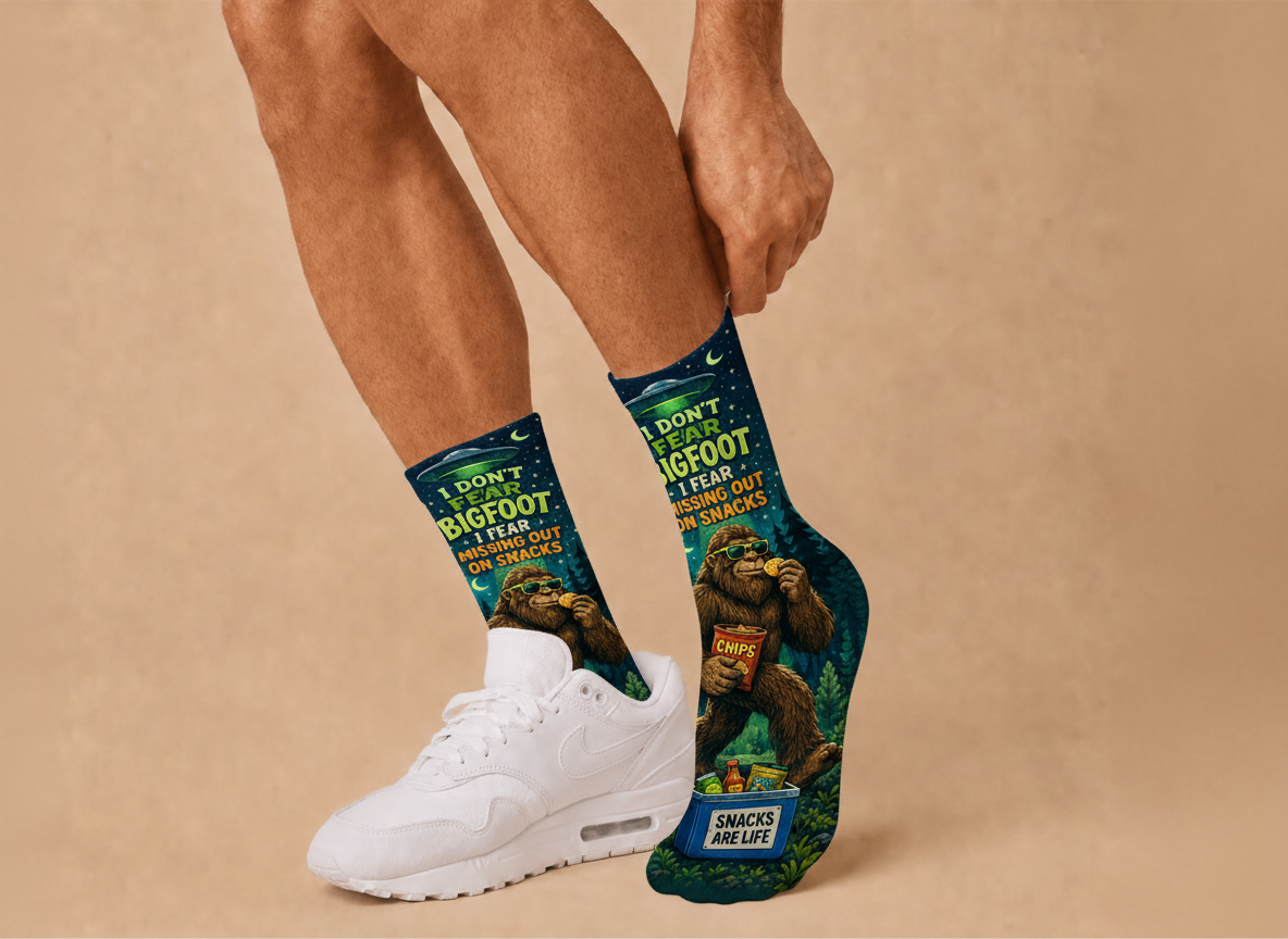 Bigfoot No Fear Socks