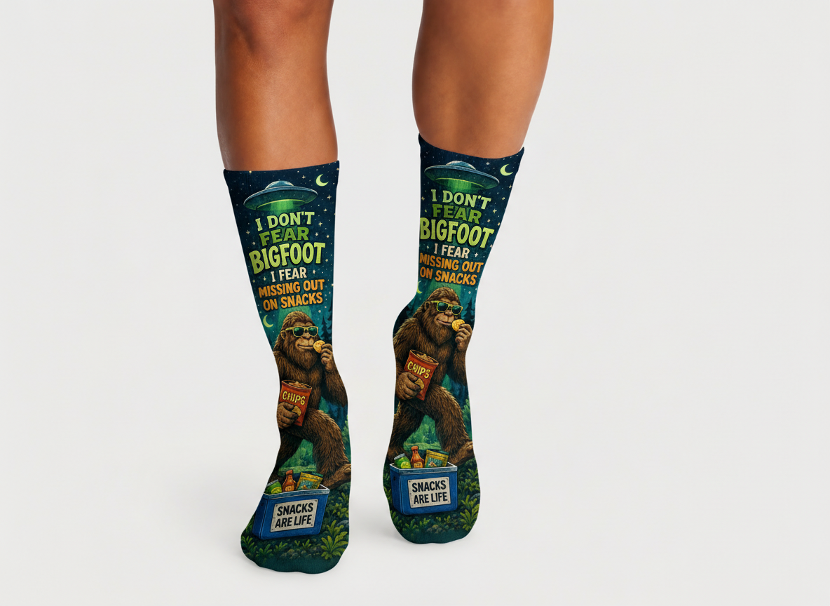 Bigfoot No Fear Socks