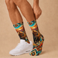 Southwestern Bison Sunset socks