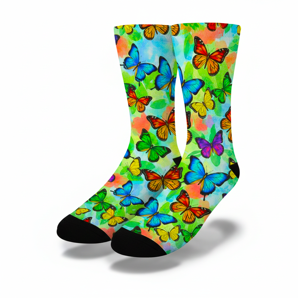 Buttlerflye Bloom Socks