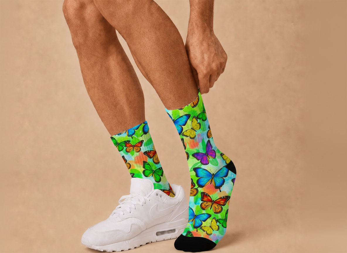 Buttlerflye Bloom Socks
