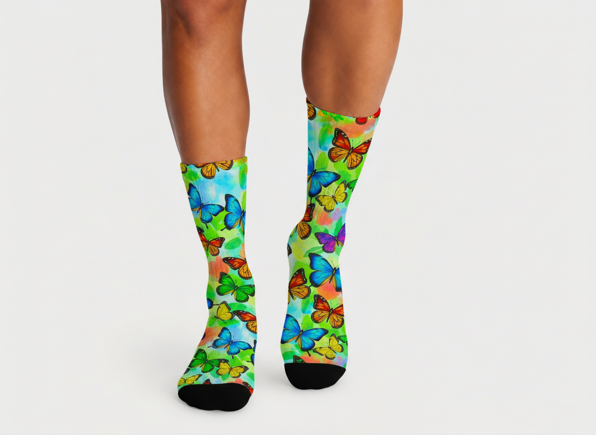 Buttlerflye Bloom Socks