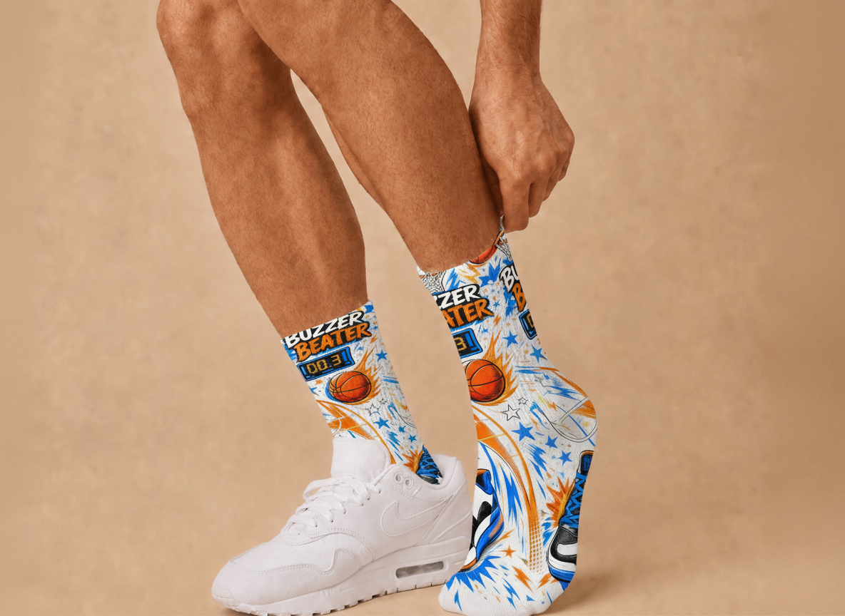 Gameday Buzzer Beater socks