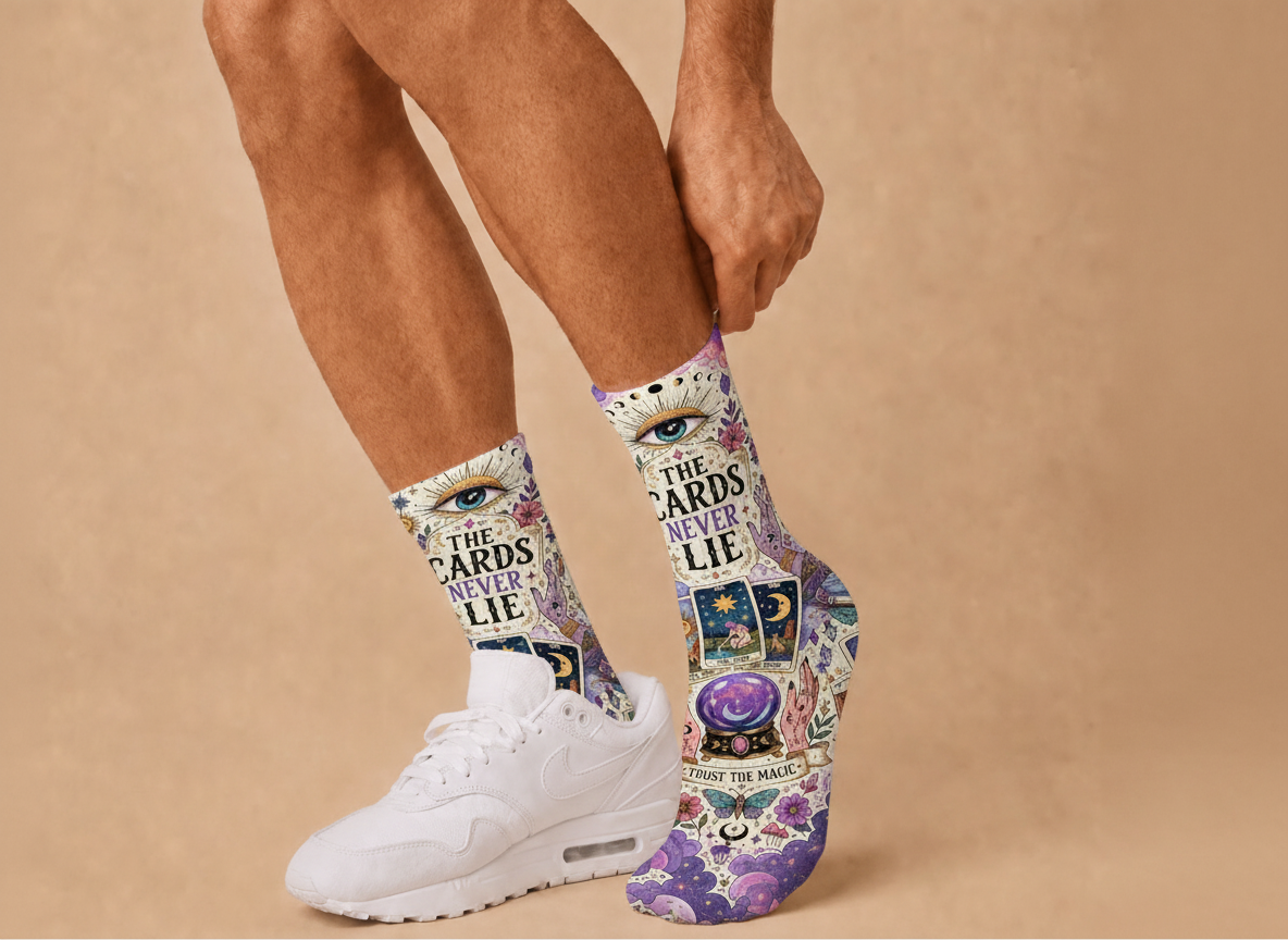 Mystical The Cards Never Lie socks