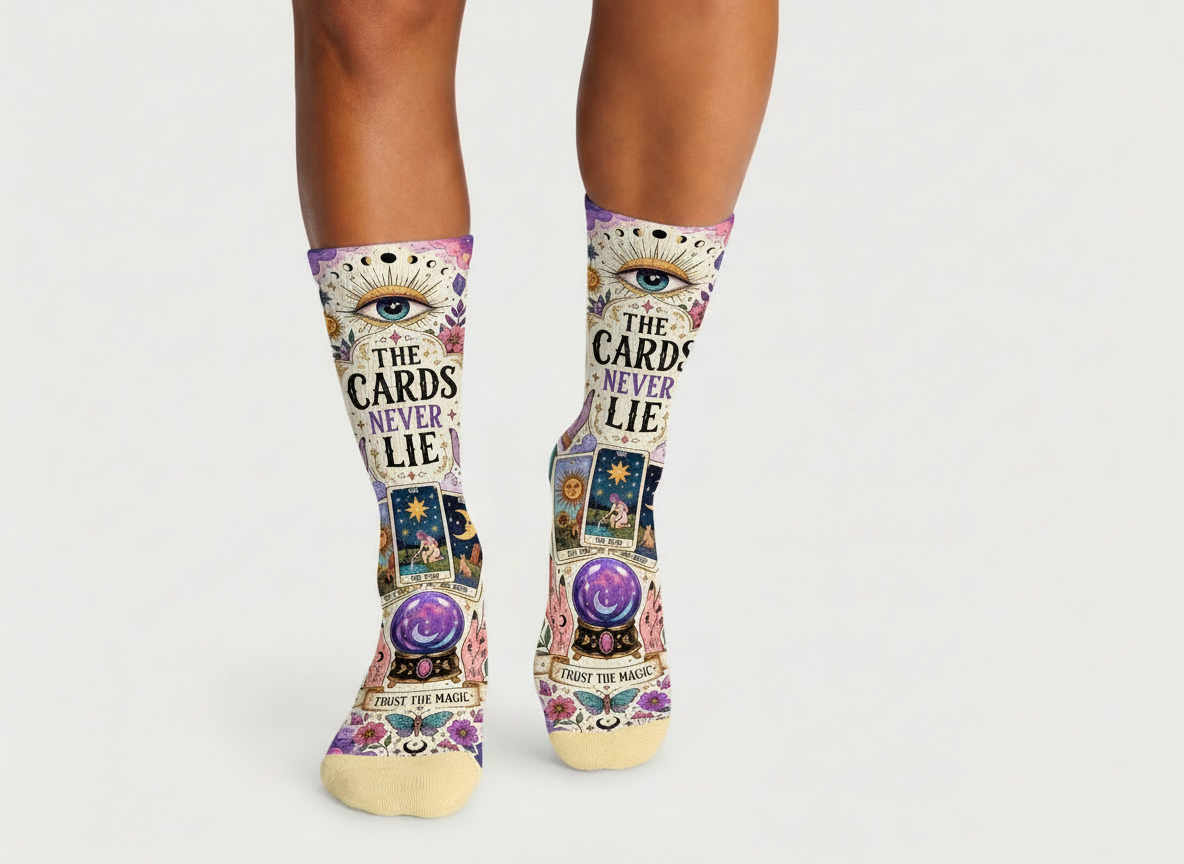 Mystical The Cards Never Lie socks