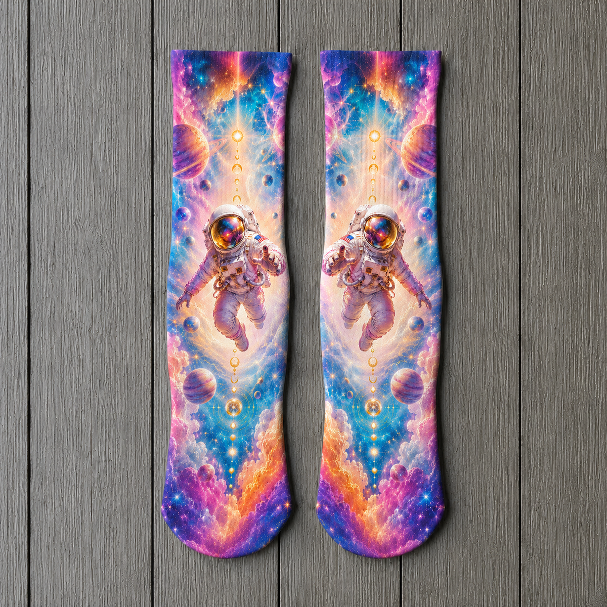 Celestial Cosmic Voyager socks