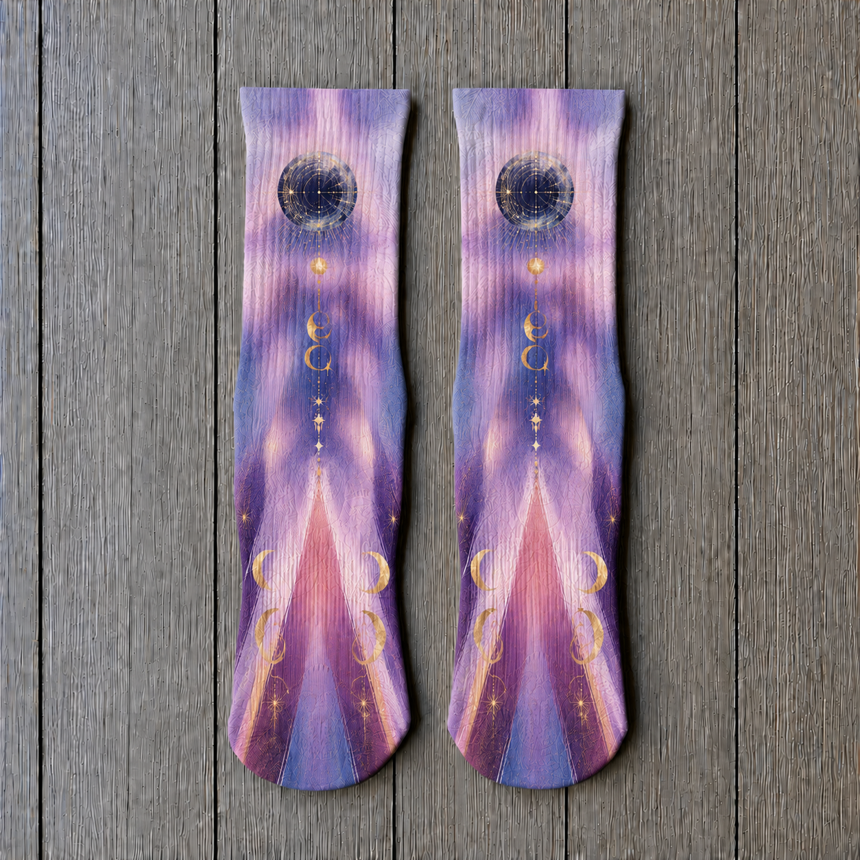 Celestial Lunar Veil socks
