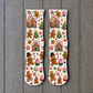Christmas Gingerbread Family socks