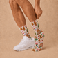 Christmas Gingerbread Family socks