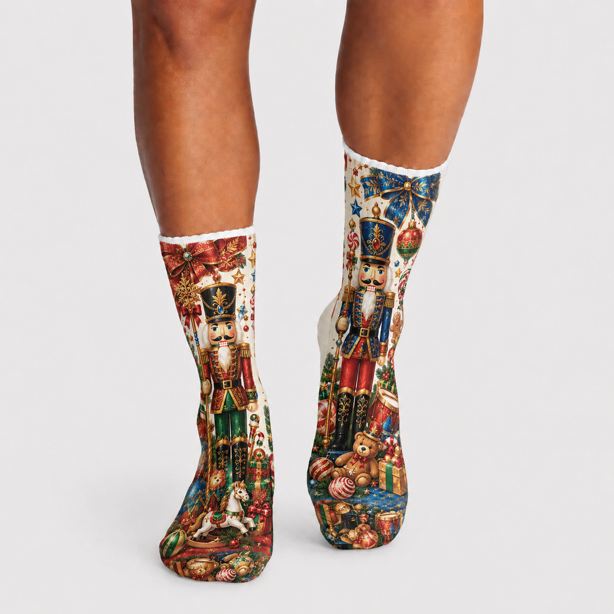 Christmas Nutcraker socks