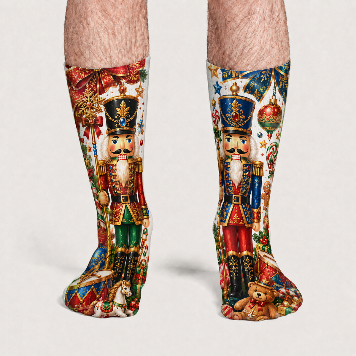 Christmas Nutcraker socks