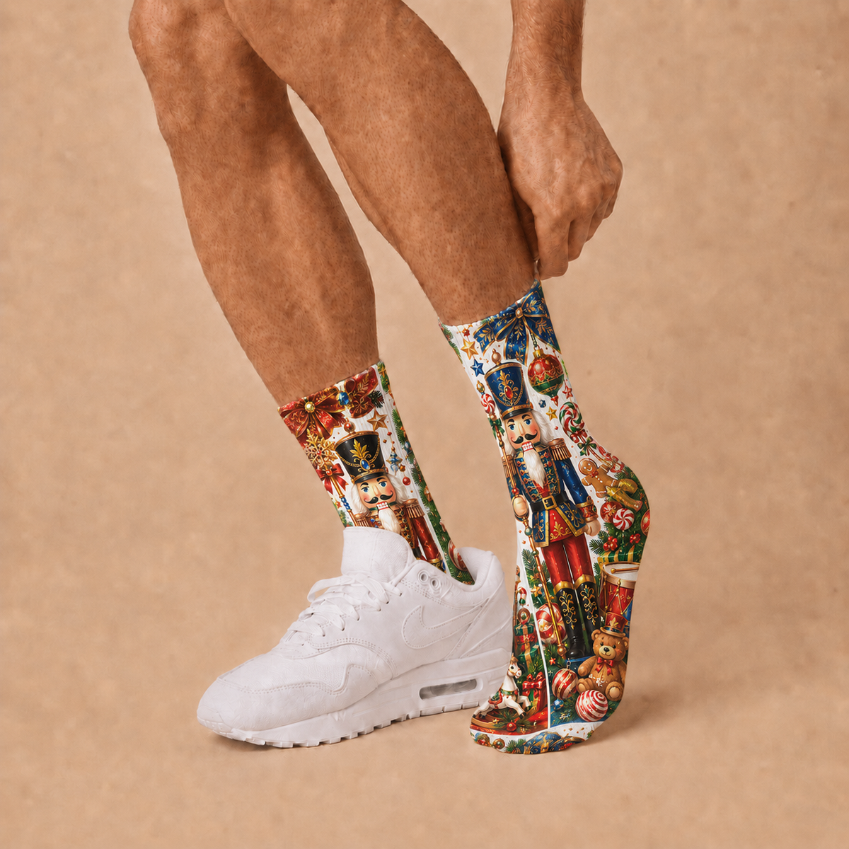 Christmas Nutcraker socks