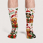 Christmas Santa Paws socks