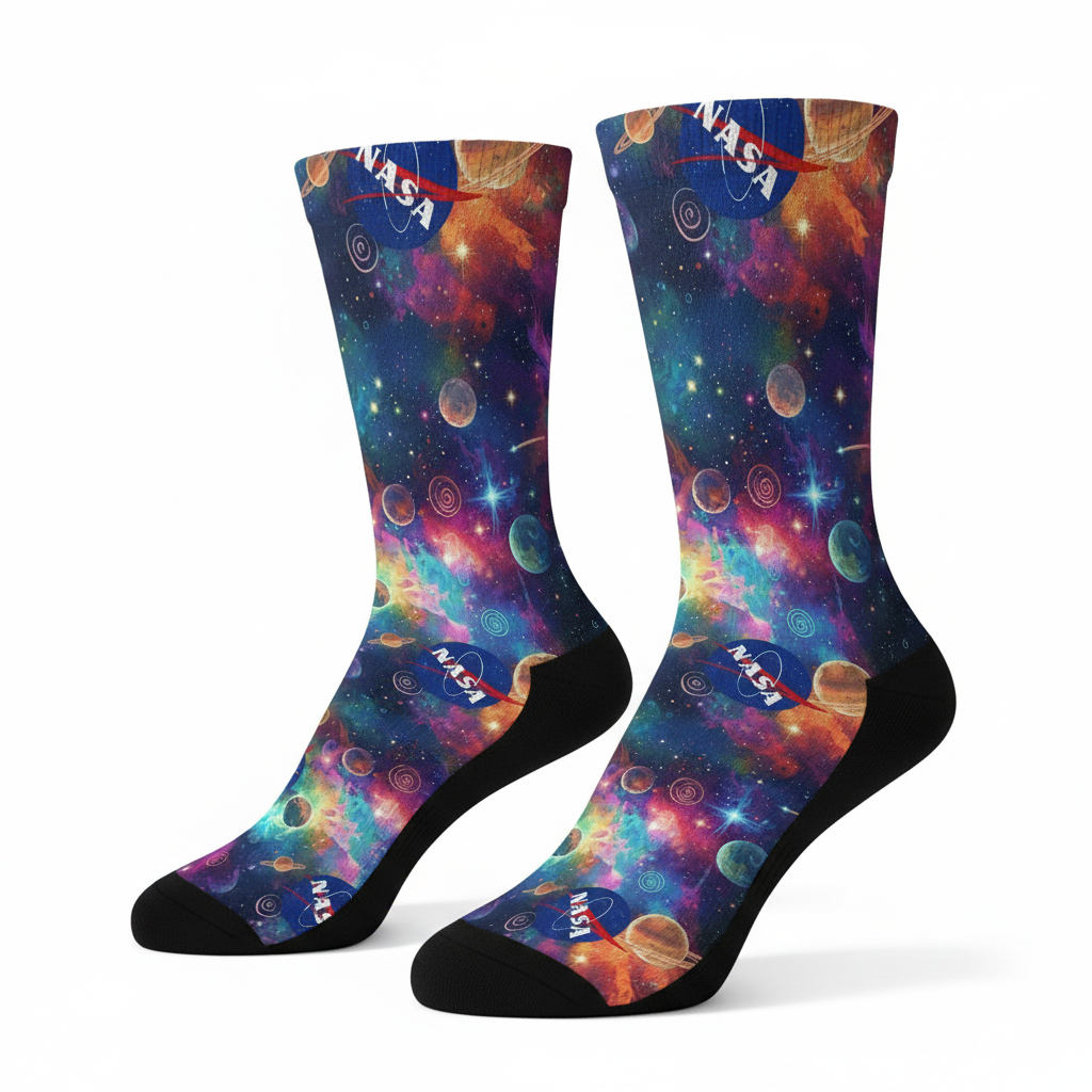 Cosmic NASA Socks