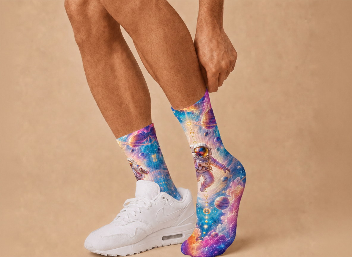 Celestial Cosmic Voyager socks