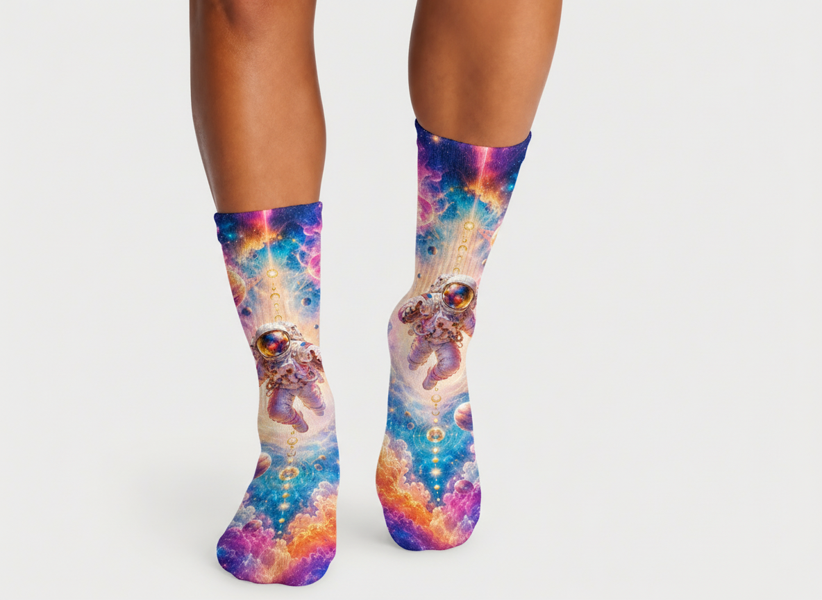 Celestial Cosmic Voyager socks