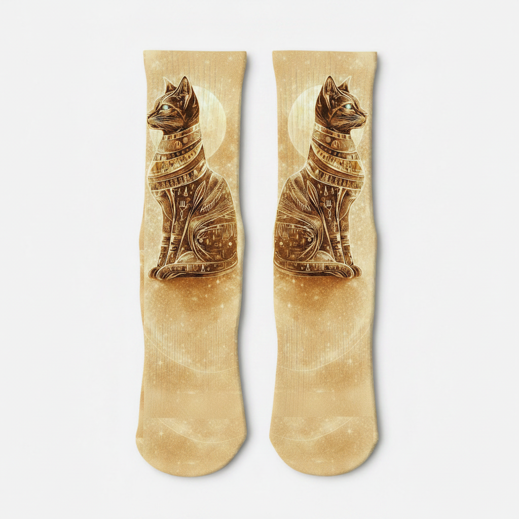 Cozy Bastet Night Watch socks