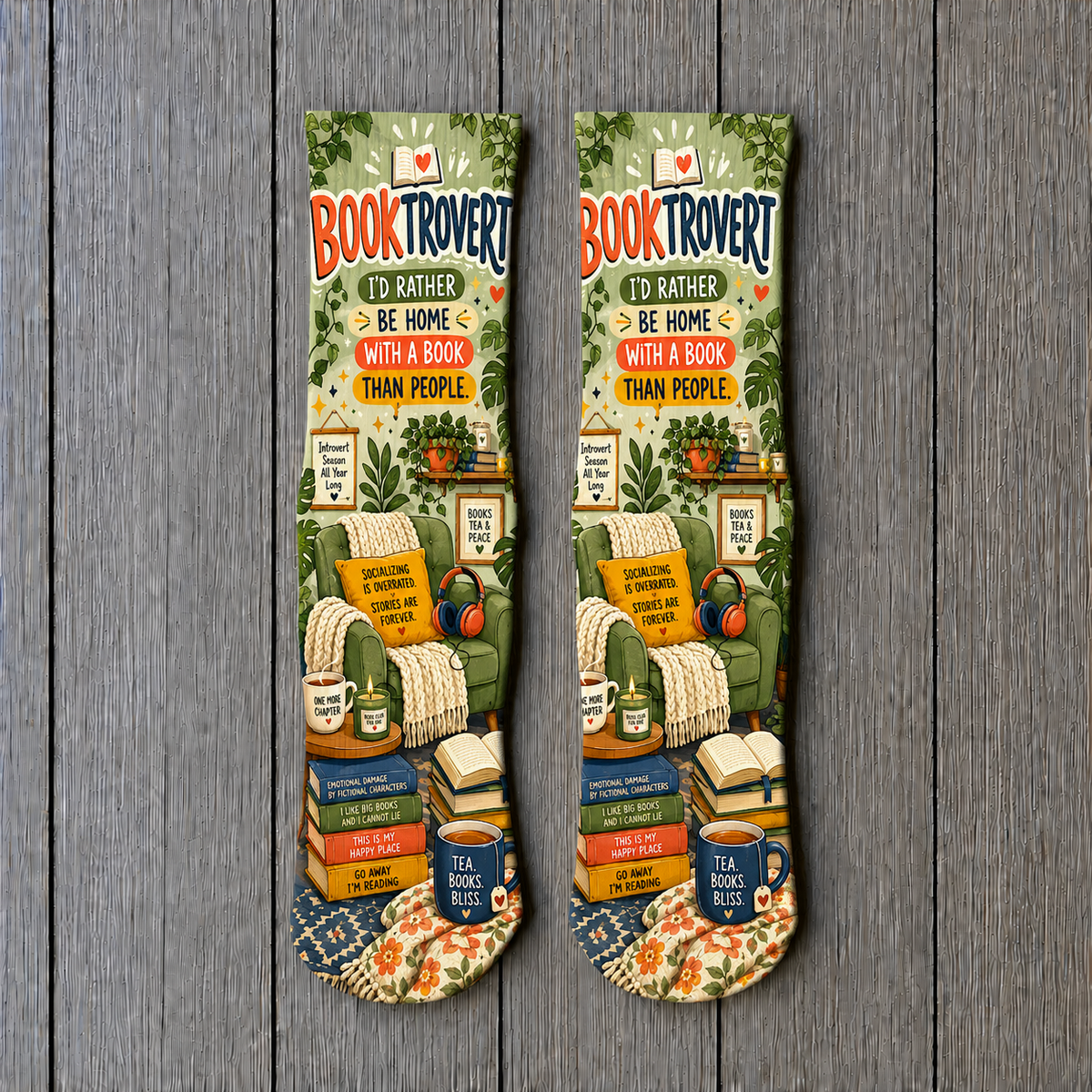 Cozy Bock Booktrovert socks