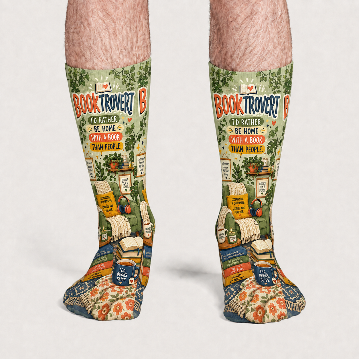 Cozy Bock Booktrovert socks