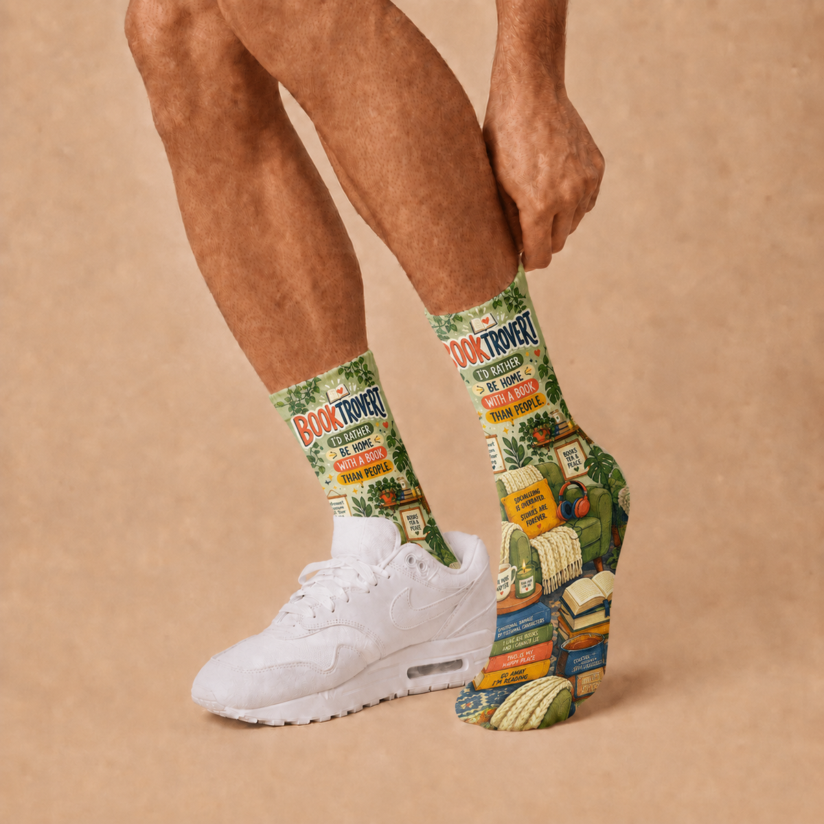 Cozy Bock Booktrovert socks