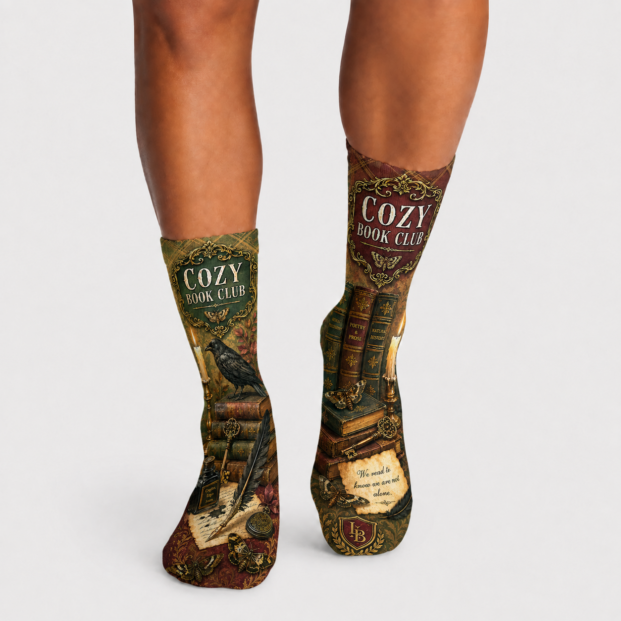 Cozy Club Crow socks
