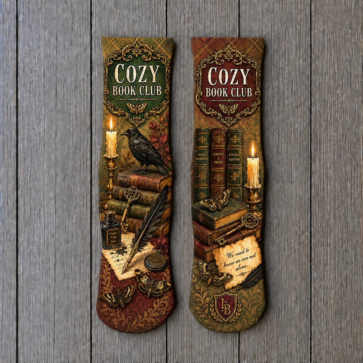 Cozy Club Crow socks