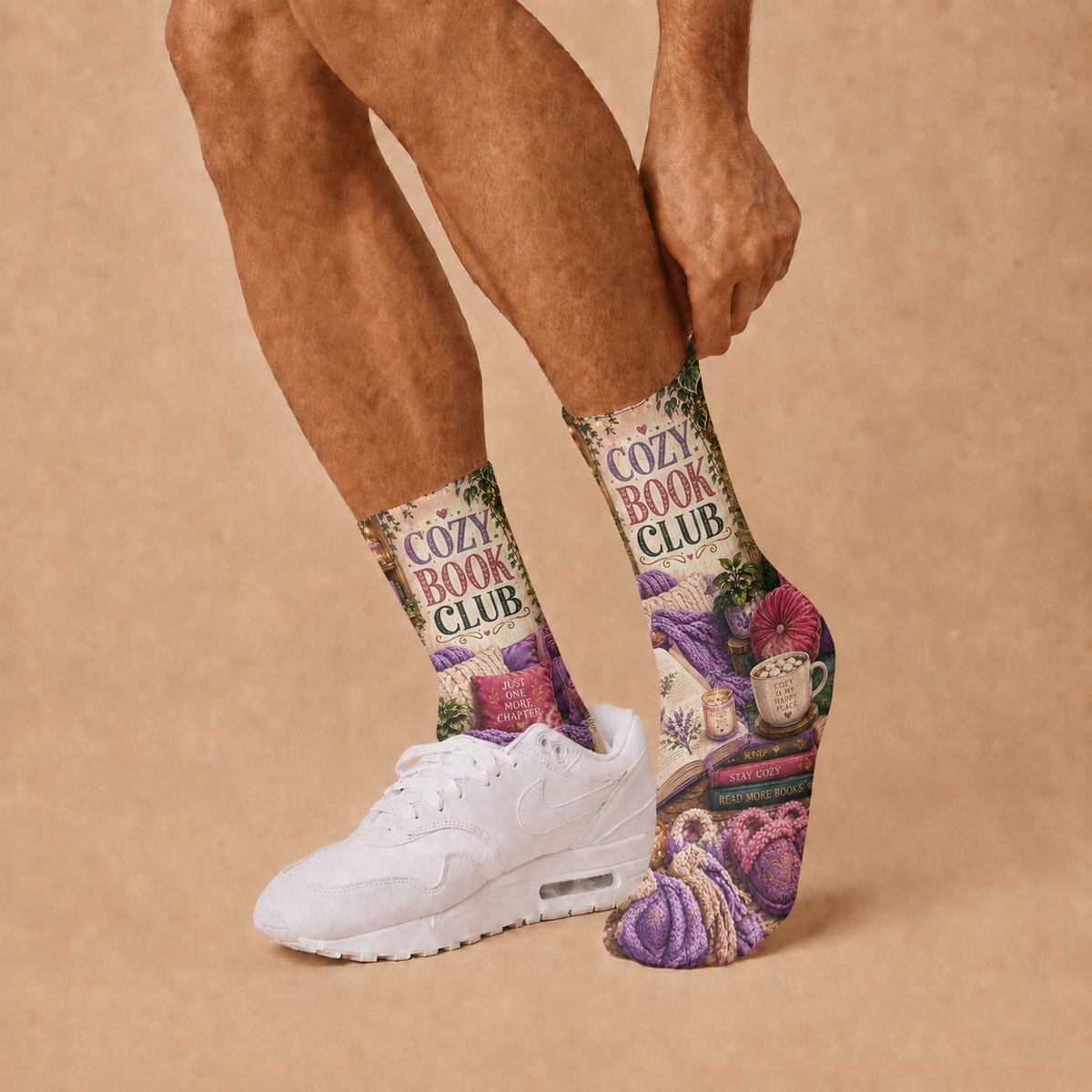 Cozy Book Club socks