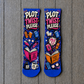 Cozy Book Plot Twist socks