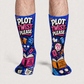 Cozy Book Plot Twist socks