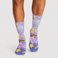 Cozy Book Read Past My Bedtime socks