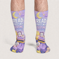 Cozy Book Read Past My Bedtime socks
