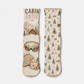 Cozy Cabin Cutie socks