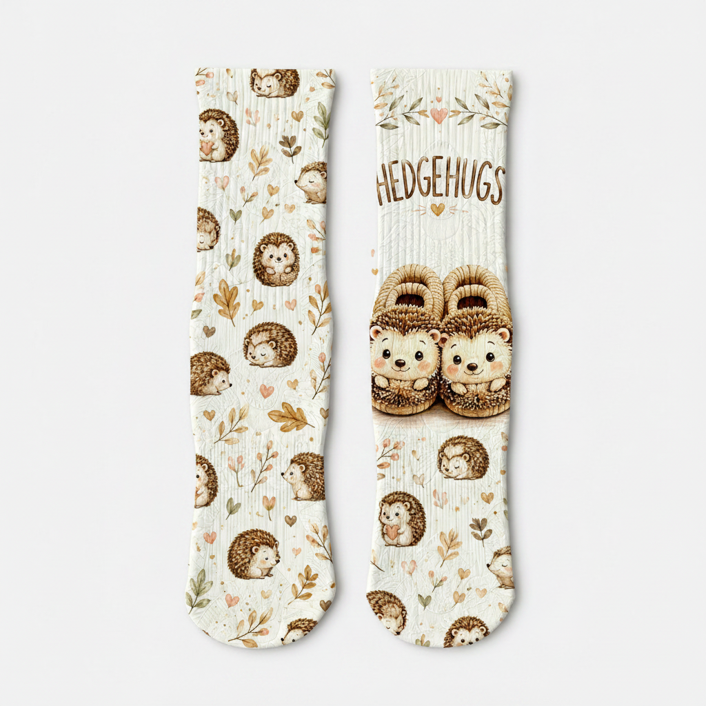 Cozy Hedgehugs socks
