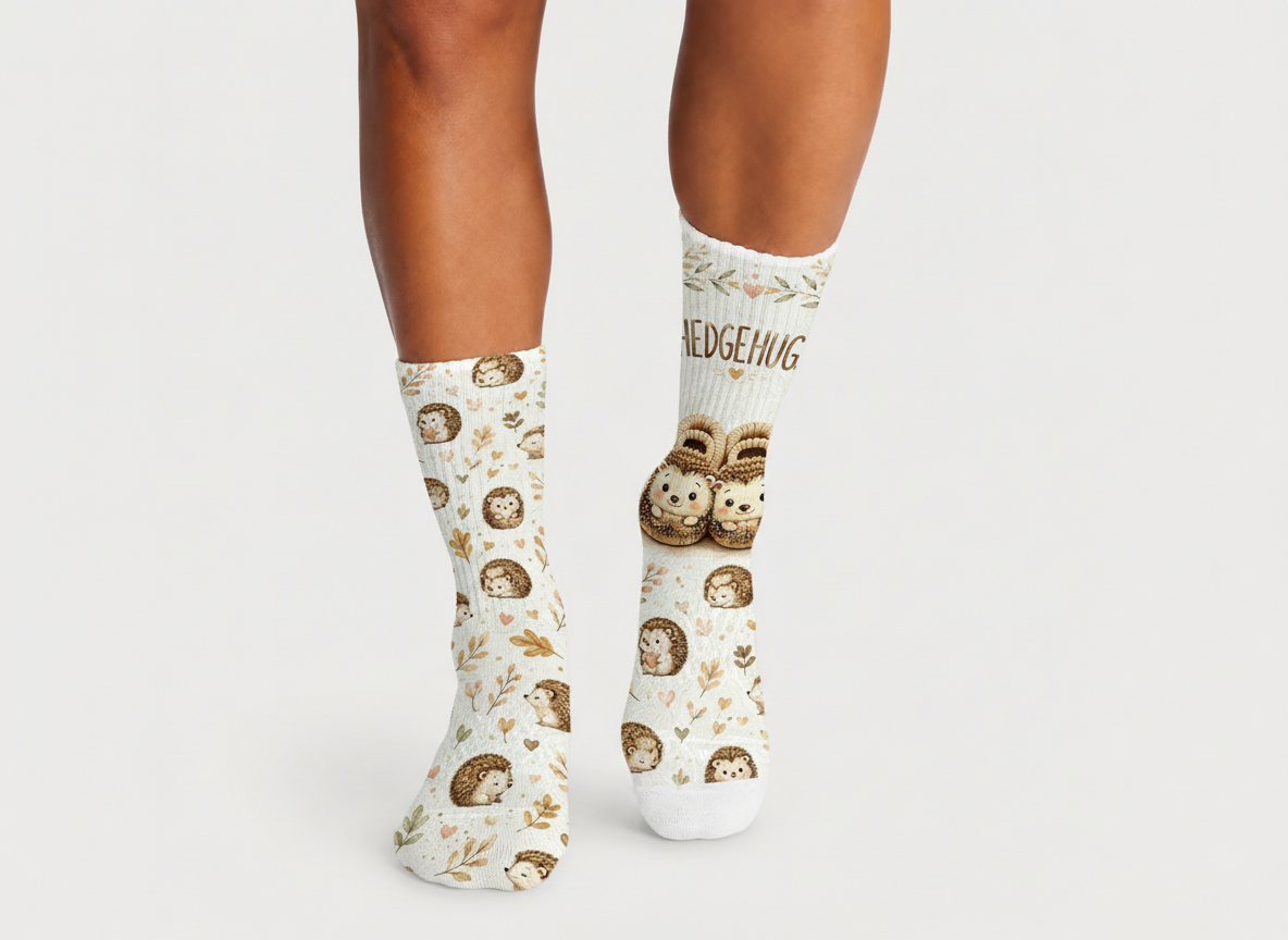 Cozy Hedgehugs socks