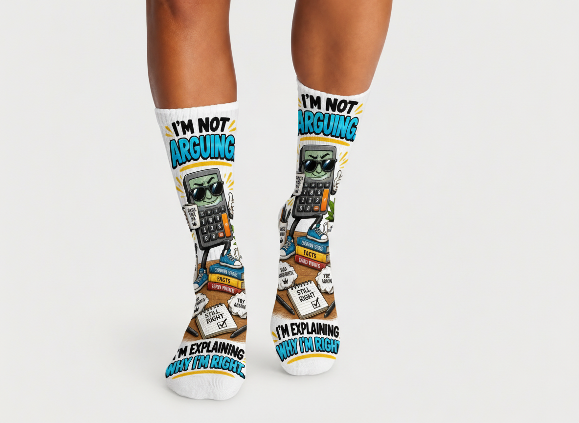 Dad Jokes Im Not Arguing socks